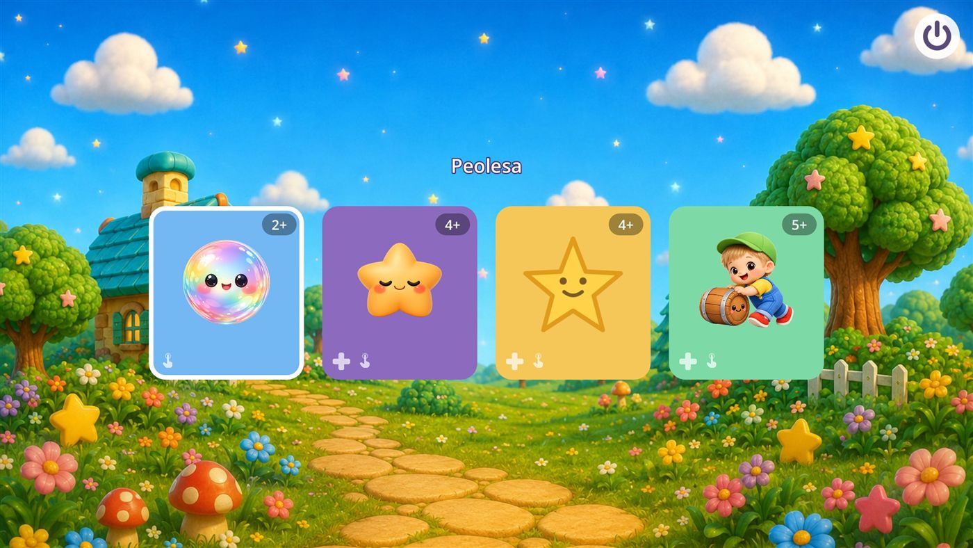 Peolesa game menu